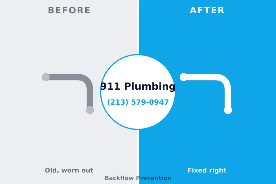Before and after: plumbing company Richland, PA